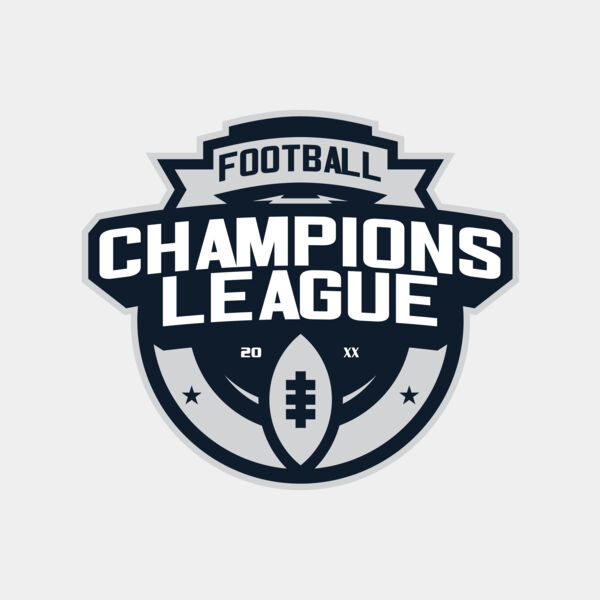 Champions League Football logo template Thumbnail