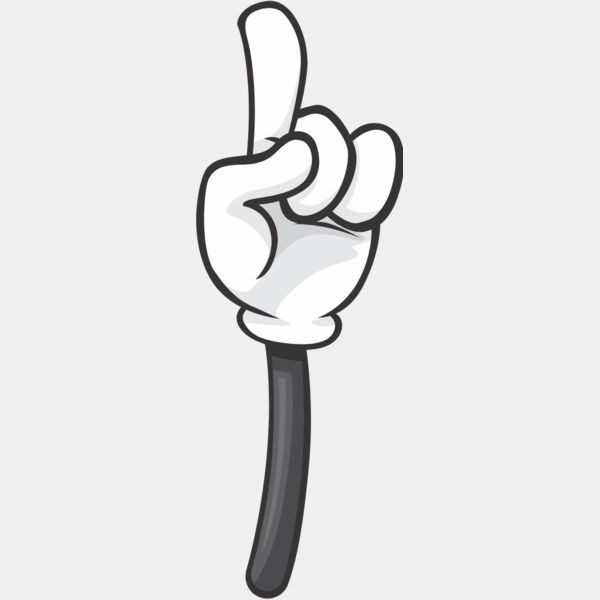 Cartoon Hand Pointing Finger 1 Thumbnail