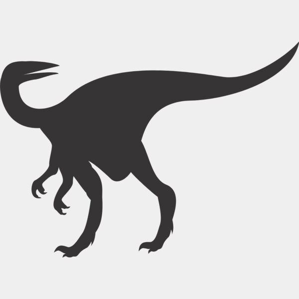 Raptor Dinosaur Silhouette 2 Thumbnail
