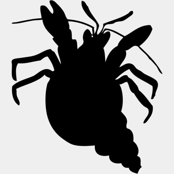 Hermit Crab Silhouette 2 Thumbnail