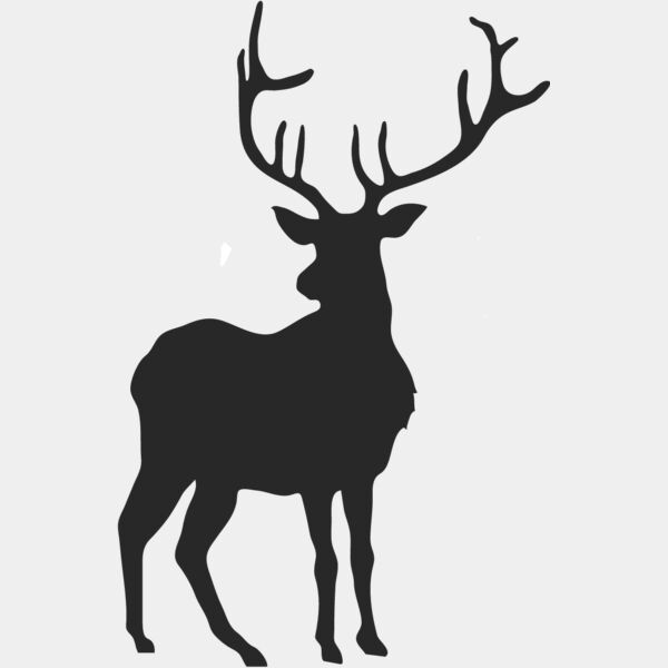 Deer Buck Silhouette 19 Thumbnail