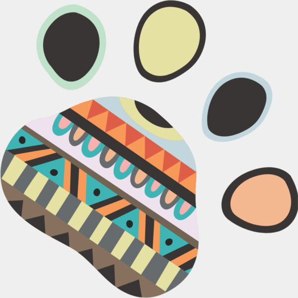 Woodlands Tribal Paw Print 1 Thumbnail