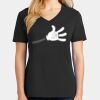Ladies Core Cotton V-Neck Tee Thumbnail