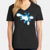 Ladies Core Cotton V-Neck Tee Thumbnail