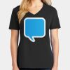 Ladies Core Cotton V-Neck Tee Thumbnail